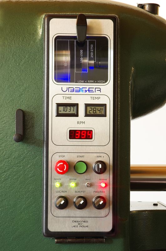 Lathe control panel